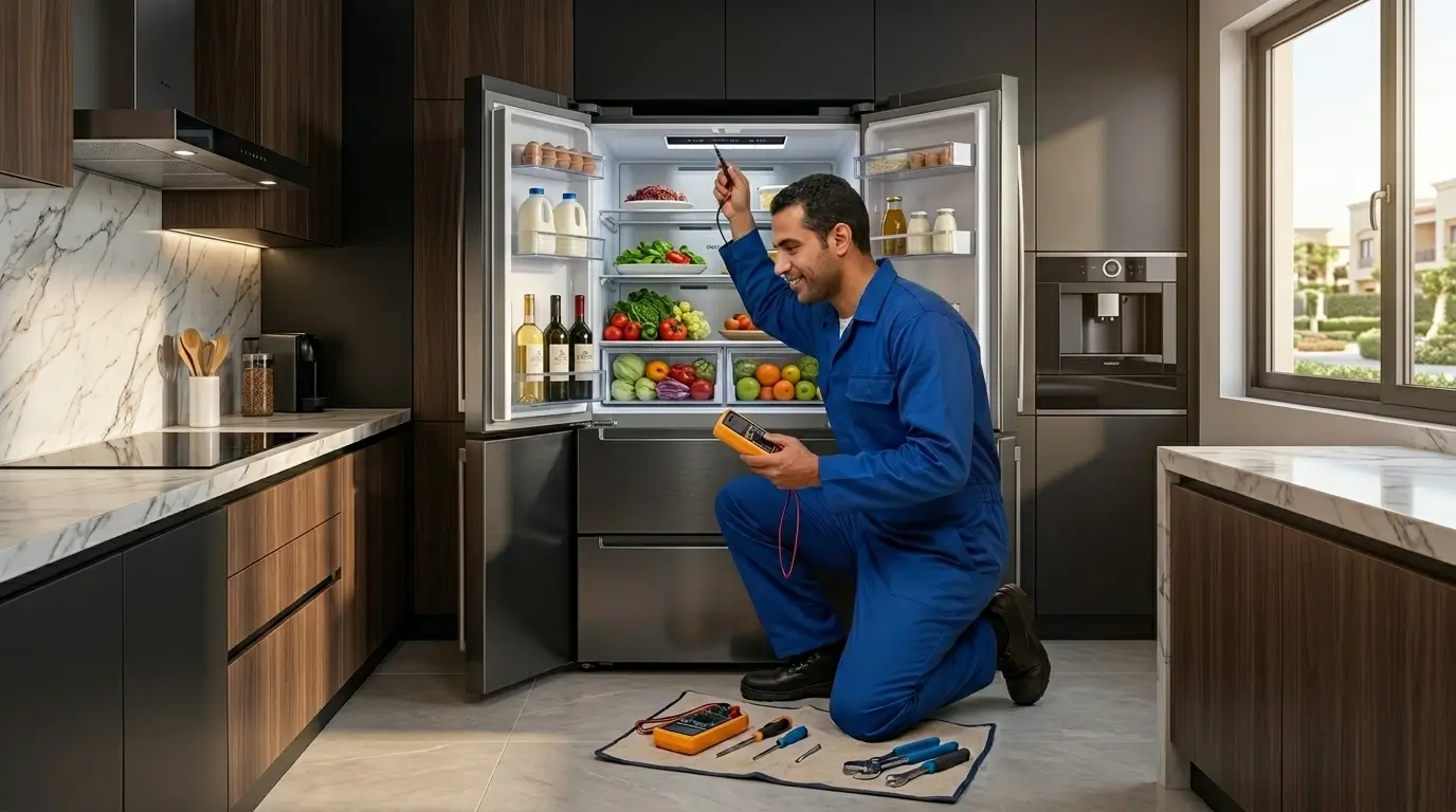 ثلاجة بيكو حديثة بتقنية HarvestFresh