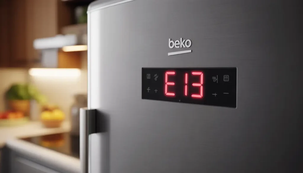 شاشة أعطال ثلاجات بيكو حل رمز الخطأ E13 في ثلاجة بيكو | صيانة ثلاجة بيكو المعتمدة 16062