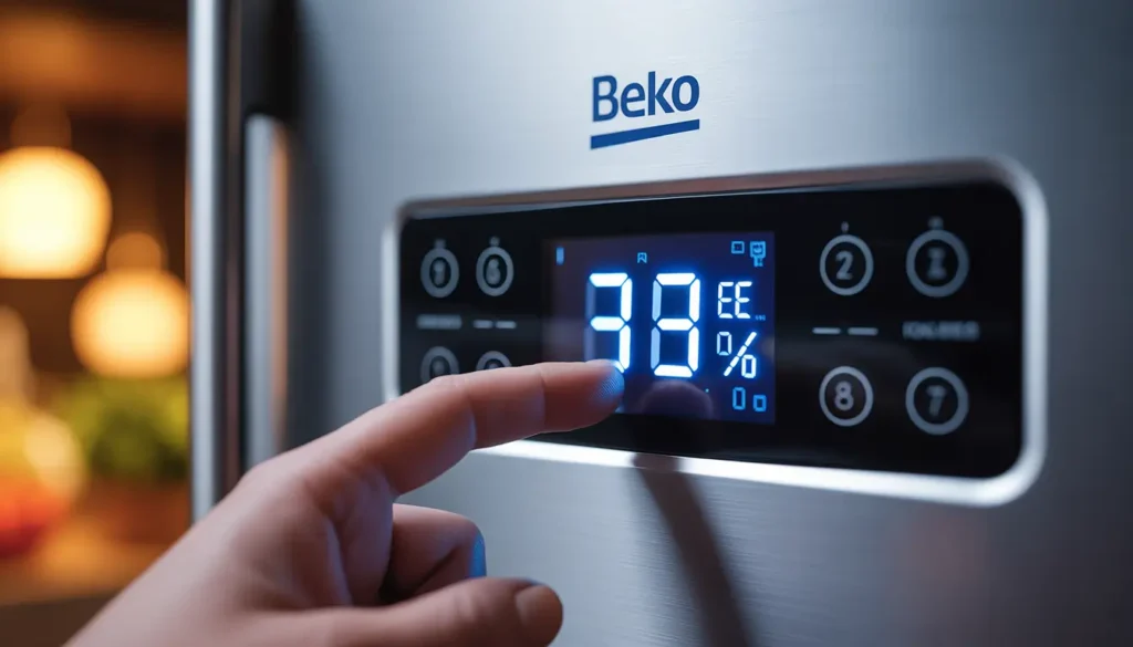 كيفية ضبط ثرموستات ثلاجة بيكو الرقمية في الصيف.