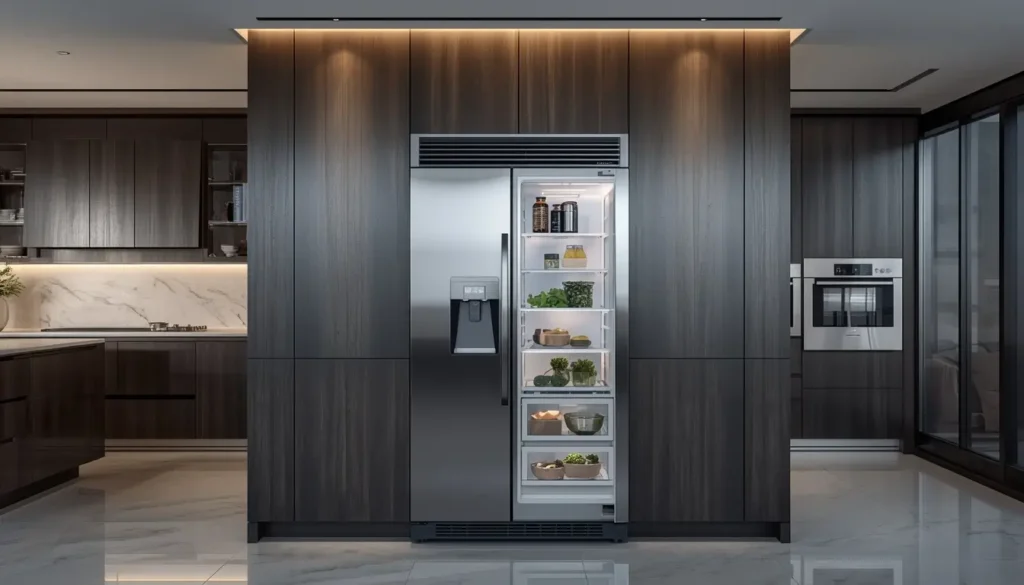 صيانة ثلاجة بيكو بابين وضبط نظام التبريد المزدوج لضمان كفاءة الجهاز.