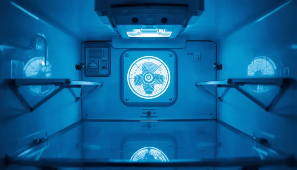 إصلاح مروحة ثلاجة بيكو فني صيانة ثلاجات بيكو يقوم بفحص مروحة التبريد وتوزيع الهواء