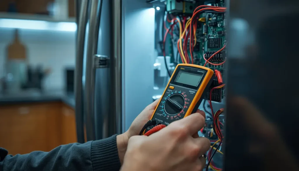 صيانة كارتة ثلاجة بيكو فحص الدائرة الإلكترونية في مركز صيانة ثلاجة بيكو المعتمد