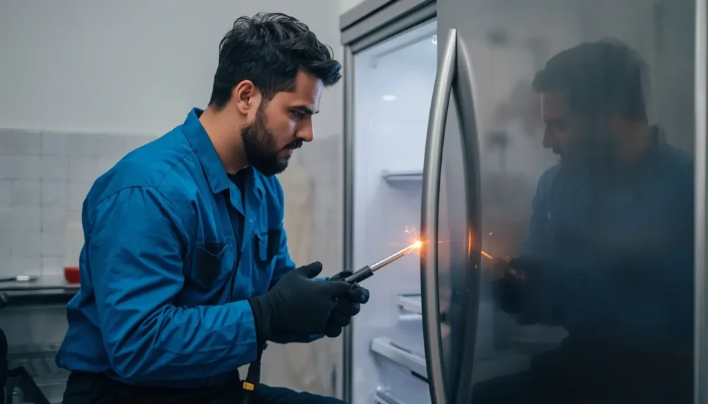  ثلاجة بيكو تبرد من فوق ولا تبرد من تحت بسبب الثلج